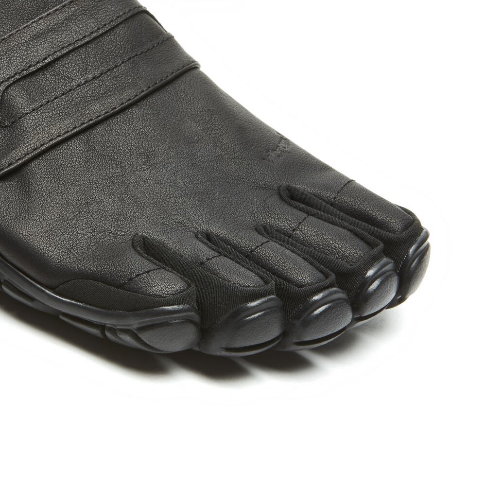 Vibram FiveFingers Herre Barfodet Sko Sort - Cvt-Leather - 6349HCSMK